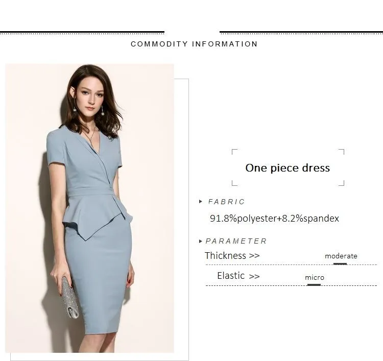 High Quality New Women Office Dress