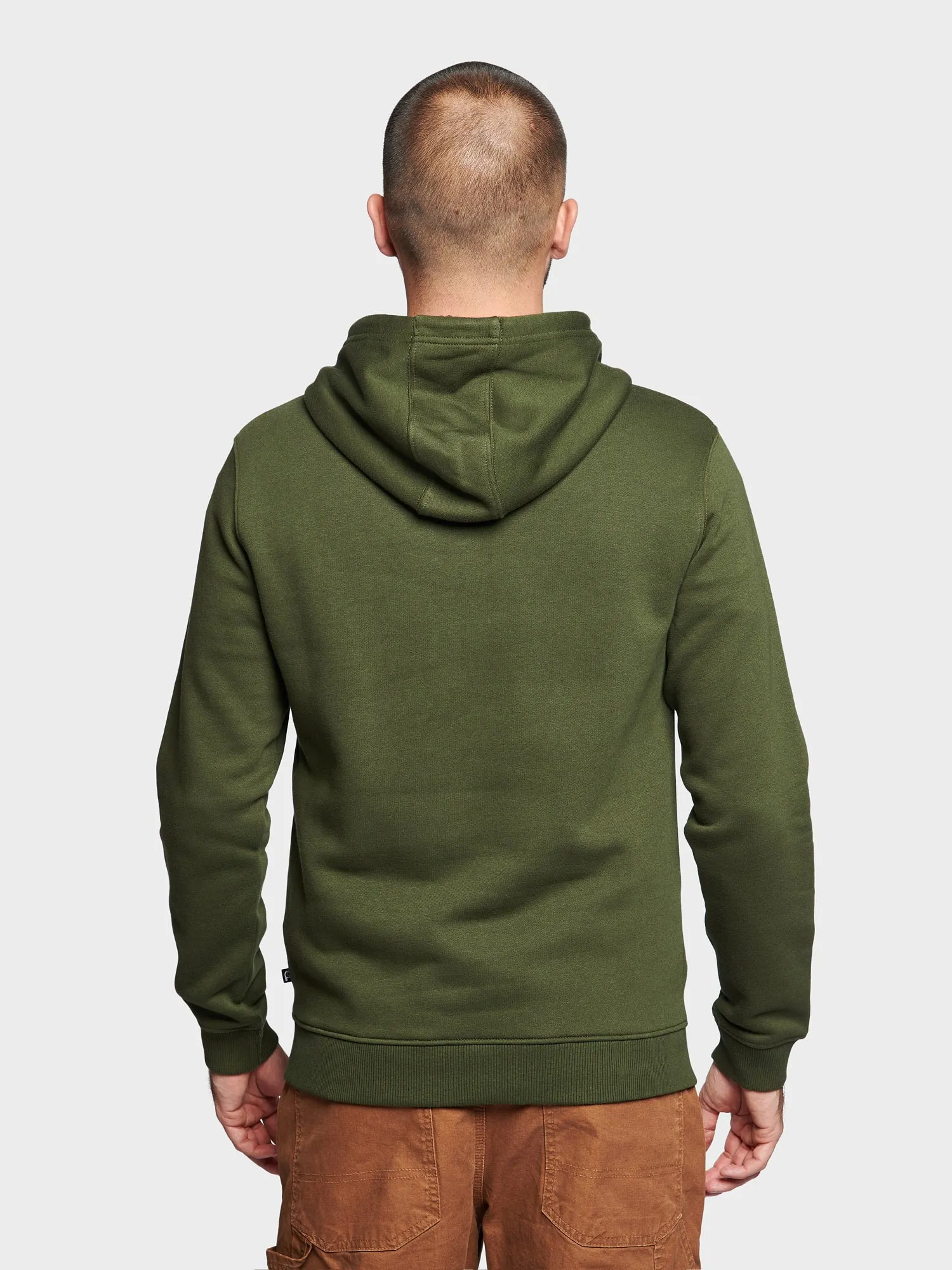 Hudson Script Hoodie in Forest Night