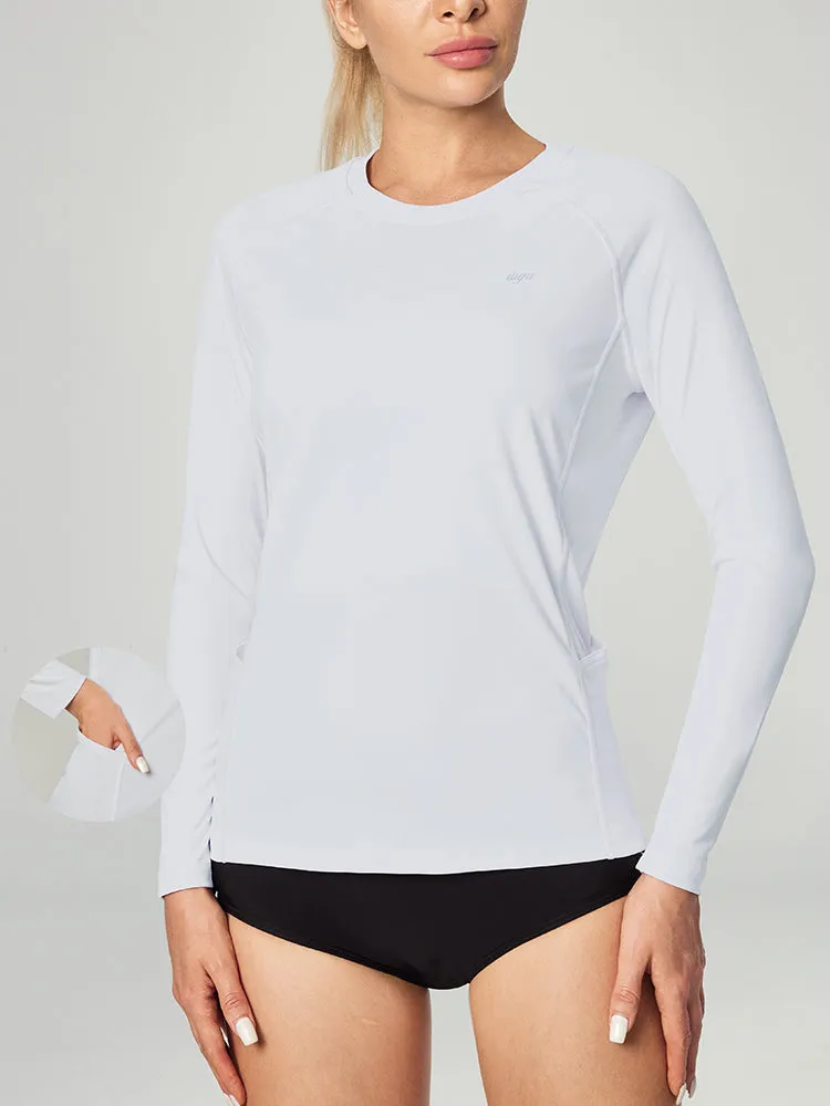 IUGA UPF 50  Rash Guard With Pockets