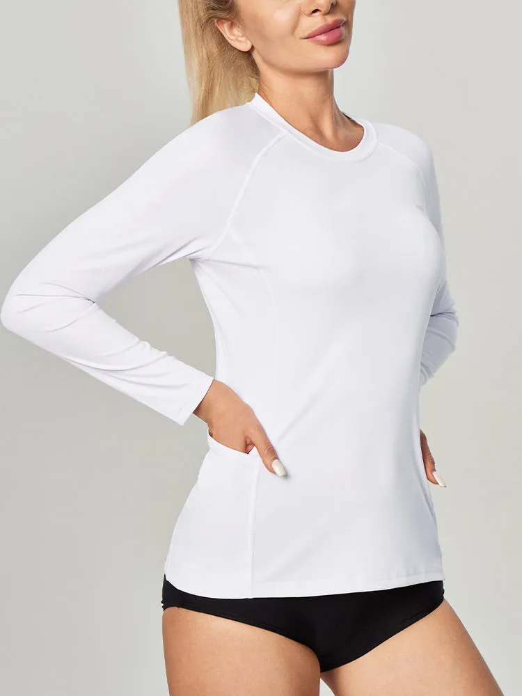 IUGA UPF 50  Rash Guard With Pockets