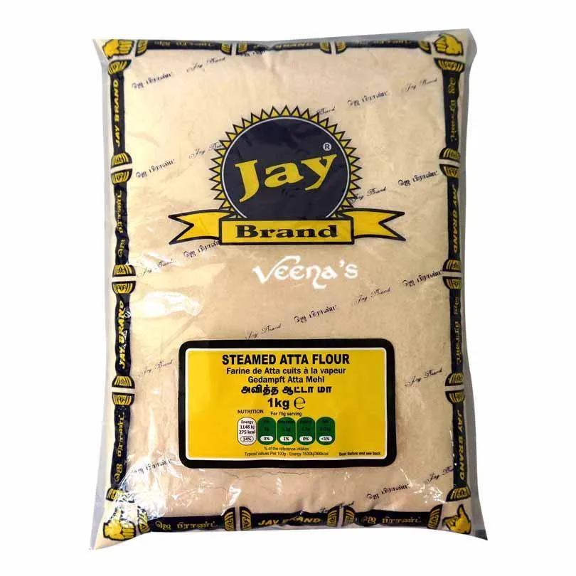 Jay Brand Steamed Atta Flour 1kg