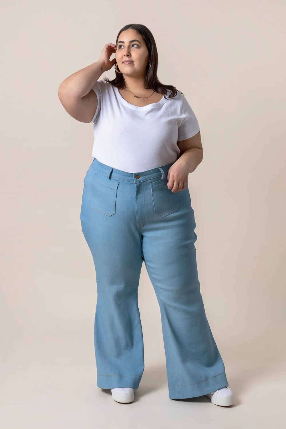 Jude Flare Jeans Pattern