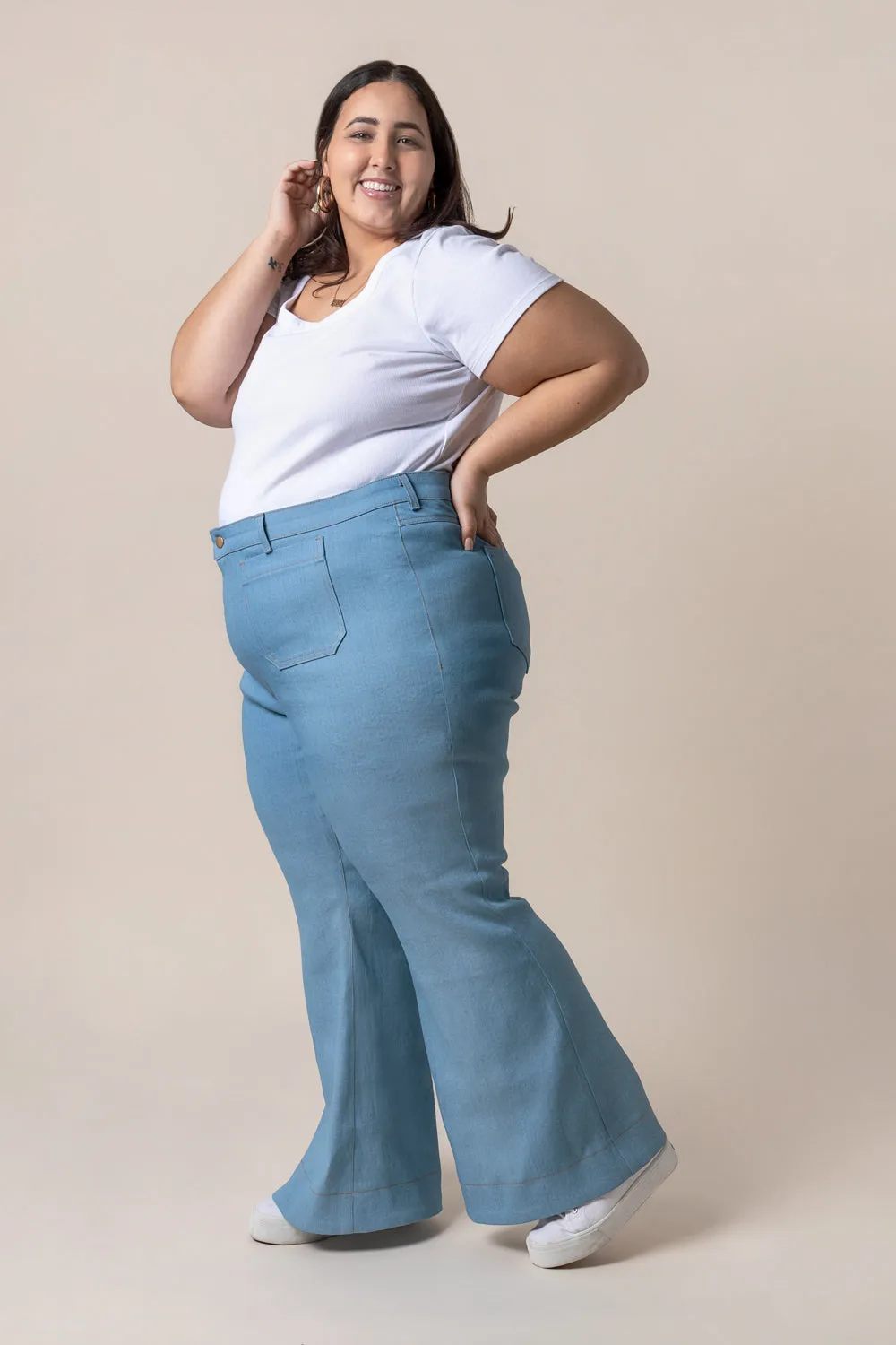 Jude Flare Jeans Pattern