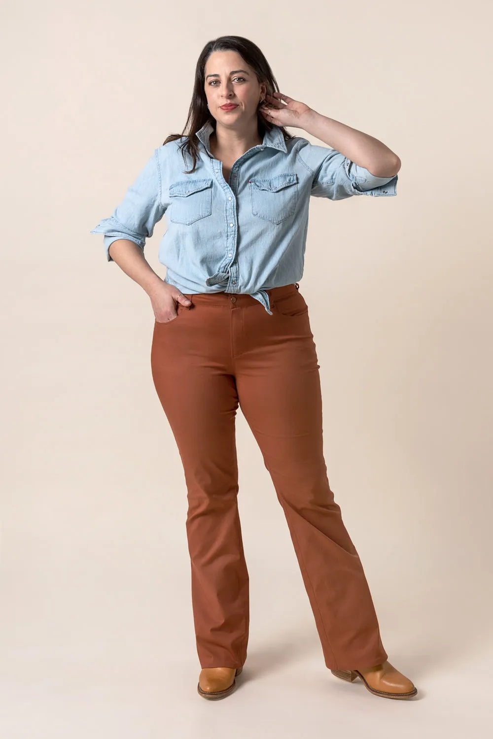 Jude Flare Jeans Pattern