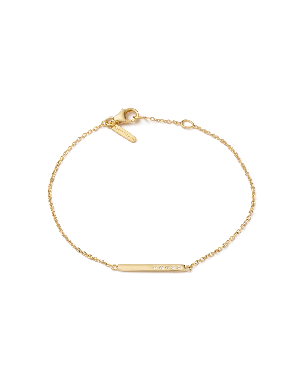 Kirstin Ash Sun Lines Bar Bracelet, Gold