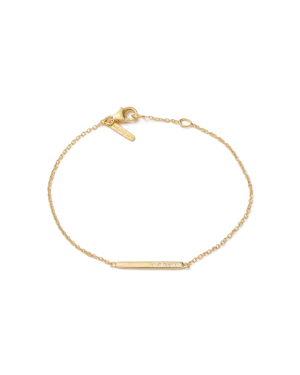 Kirstin Ash Sun Lines Bar Bracelet, Gold