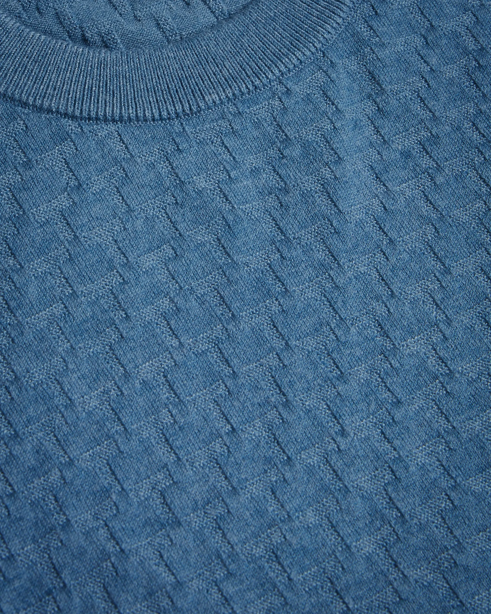 Loung Long Sleeve T Knit Jumper Blue