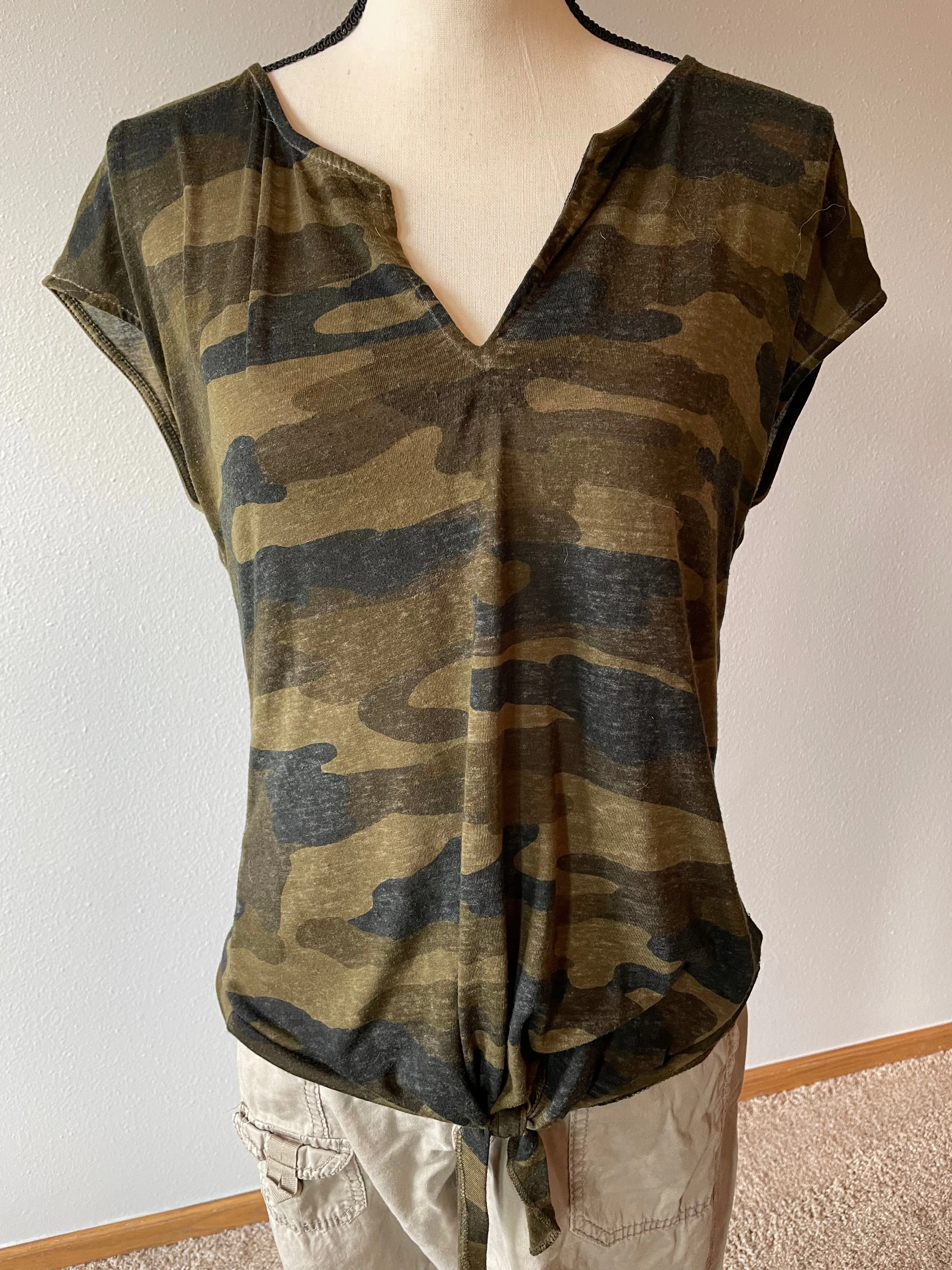 Lucky Brand Camo Top (S)