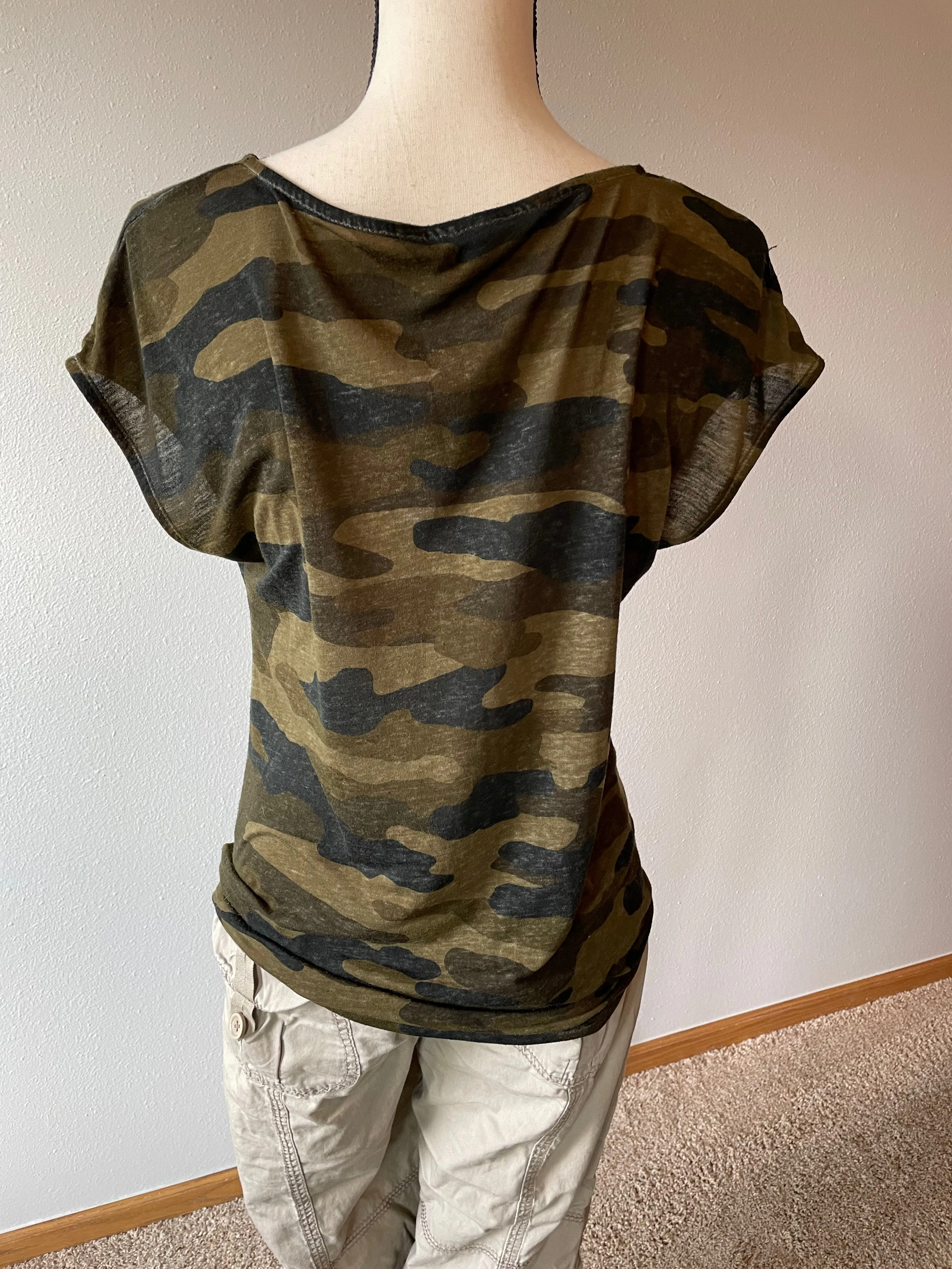 Lucky Brand Camo Top (S)