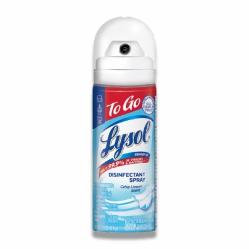 Lysol - Disinfectant Spray To Go, Crisp Linen - 1.5 oz - 12 Pack