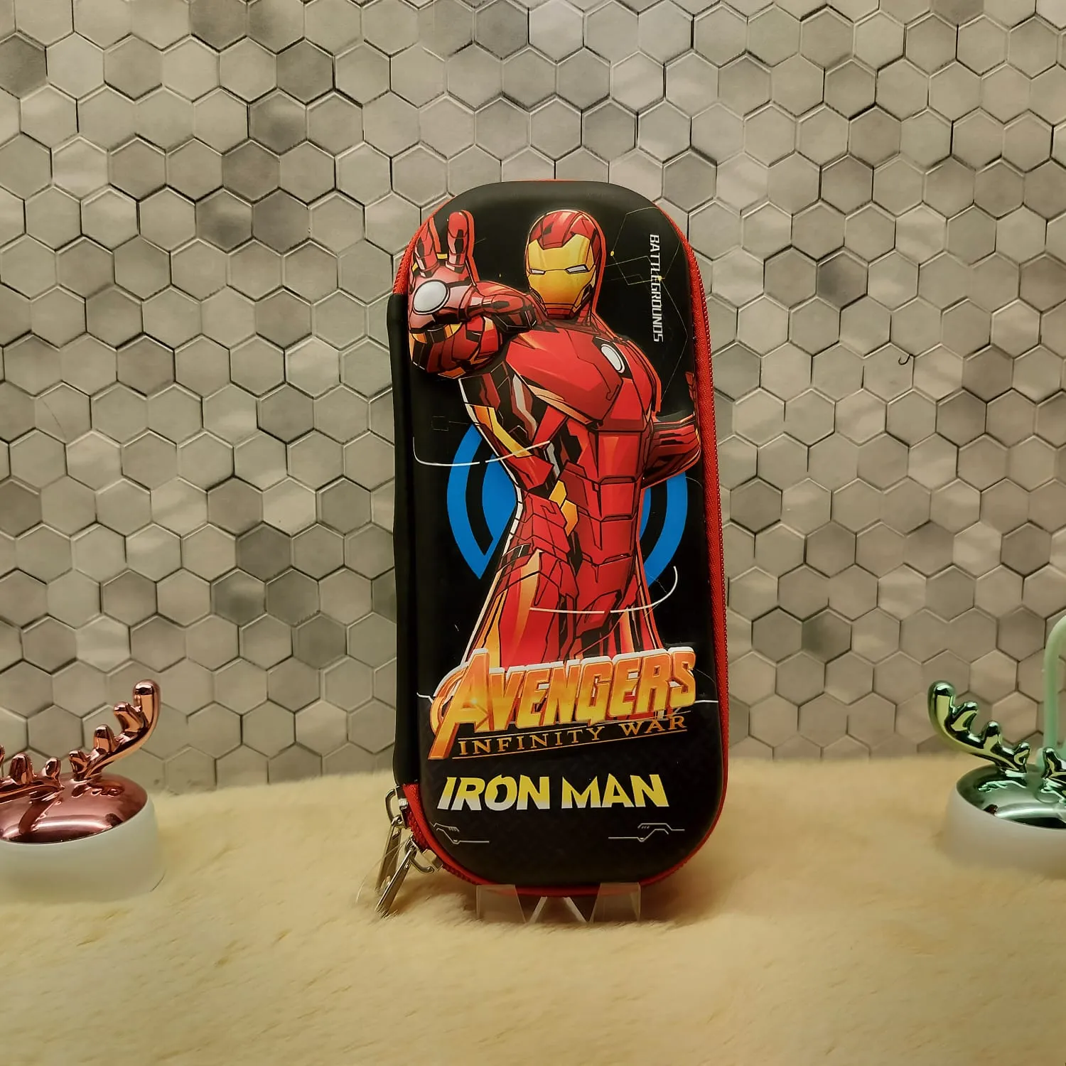 Marvels With With 3d Animation Printed Pencil Case.