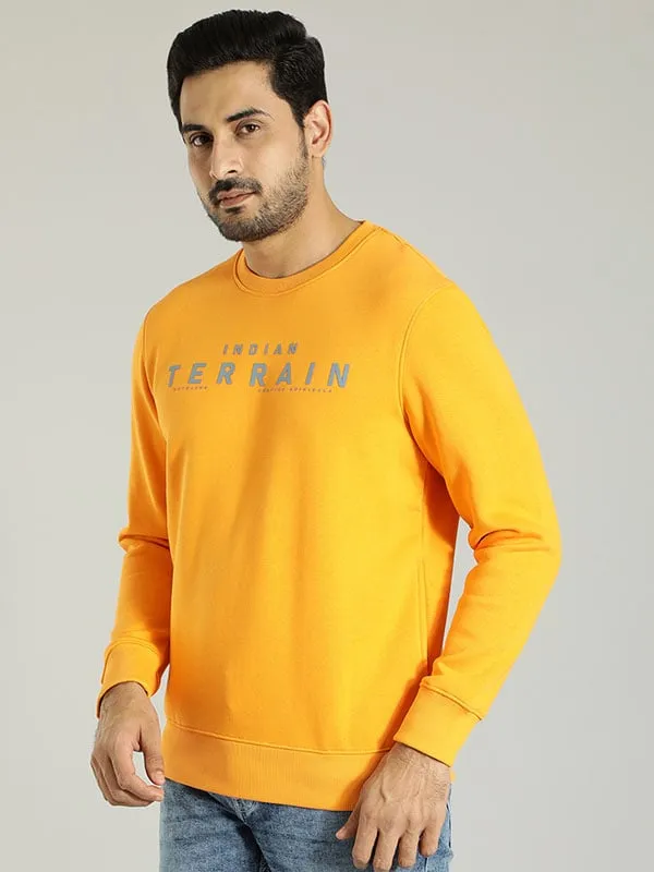 Men Full Sleeve Graphic Crew Neck Sweatshirt