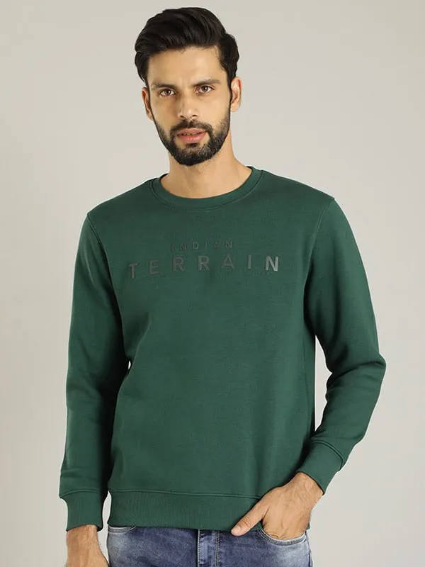 Men Full Sleeve Graphic Crew Neck Sweatshirt