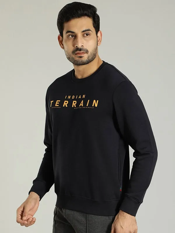 Men Full Sleeve Graphic Crew Neck Sweatshirt