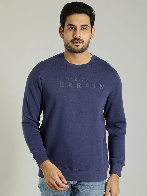 Men Full Sleeve Graphic Crew Neck Sweatshirt