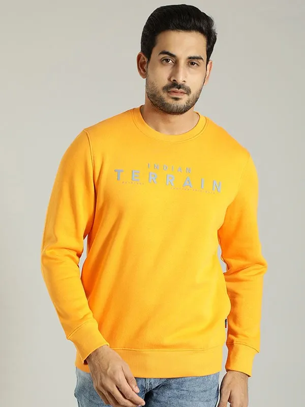 Men Full Sleeve Graphic Crew Neck Sweatshirt