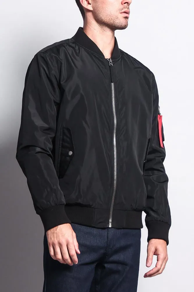 Men's Lightweight Bomber Flight Jacket