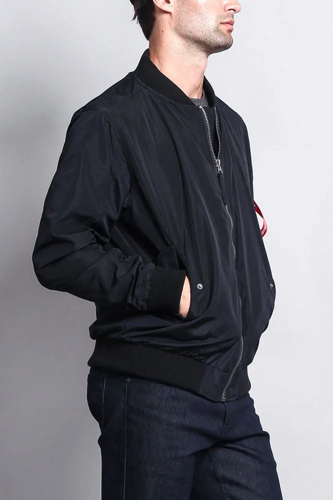 Men's Lightweight Bomber Flight Jacket