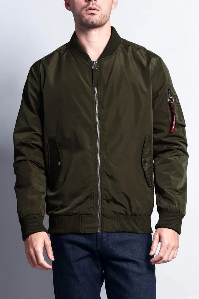 Men's Lightweight Bomber Flight Jacket