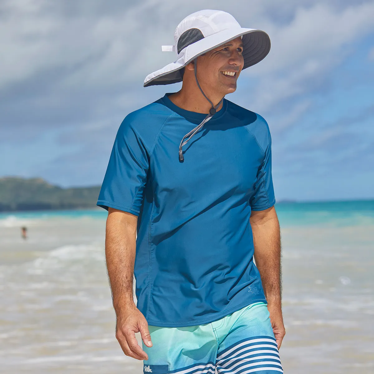 Men's Short Sleeve Crew Sun & Swim Shirt