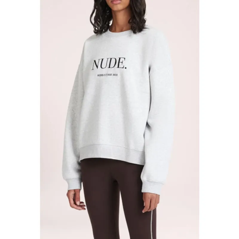 Nude Sweat | Grey Marle