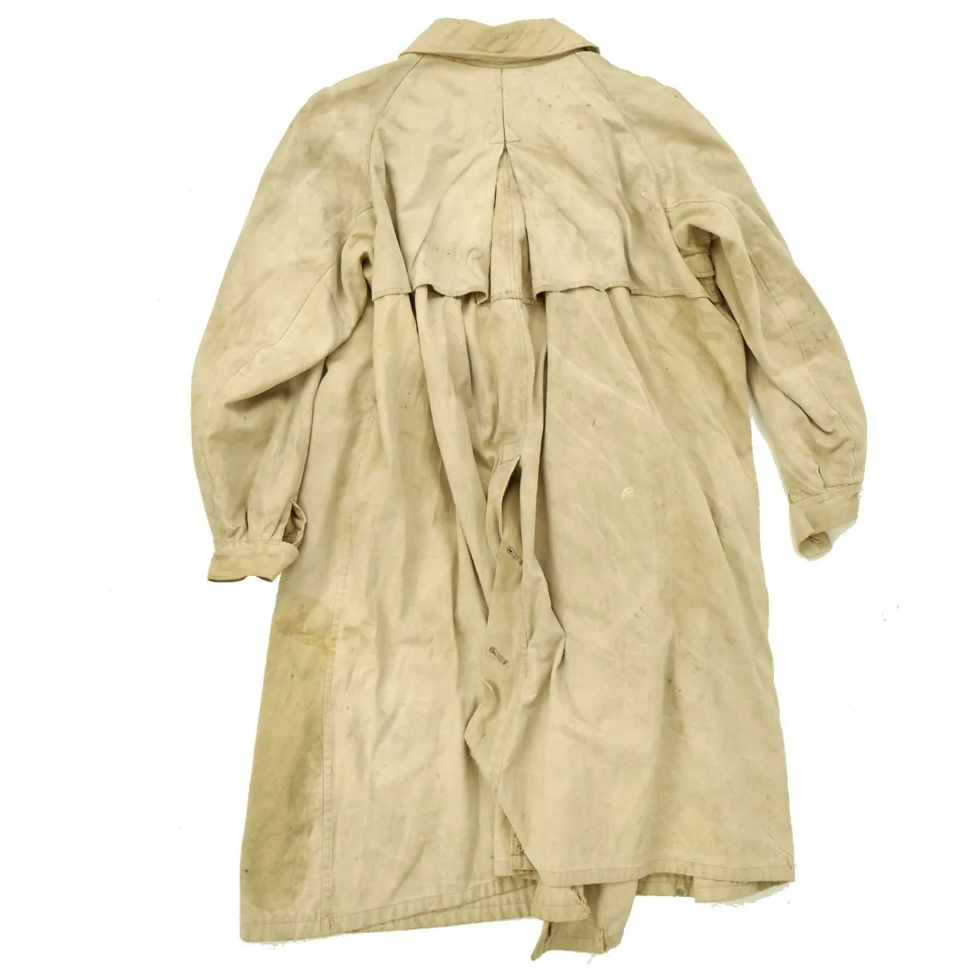 Original German WWII Luftwaffe Tropical Motorcycle Overcoat