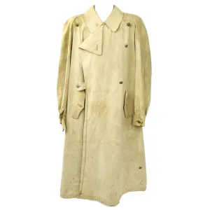 Original German WWII Luftwaffe Tropical Motorcycle Overcoat