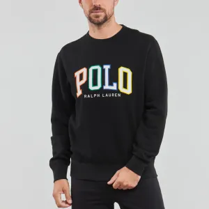 PL - Men 'Black' Polo Printed Crew Neck Terry Sweatshirt PL267