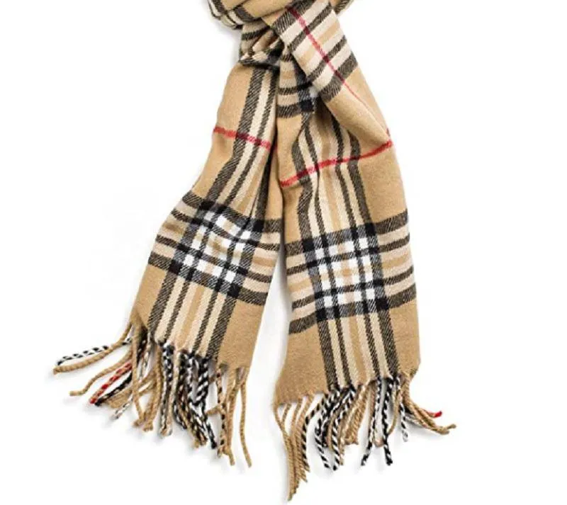 Plaid Scarf, Warm, Soft & Colorful for Men & Women