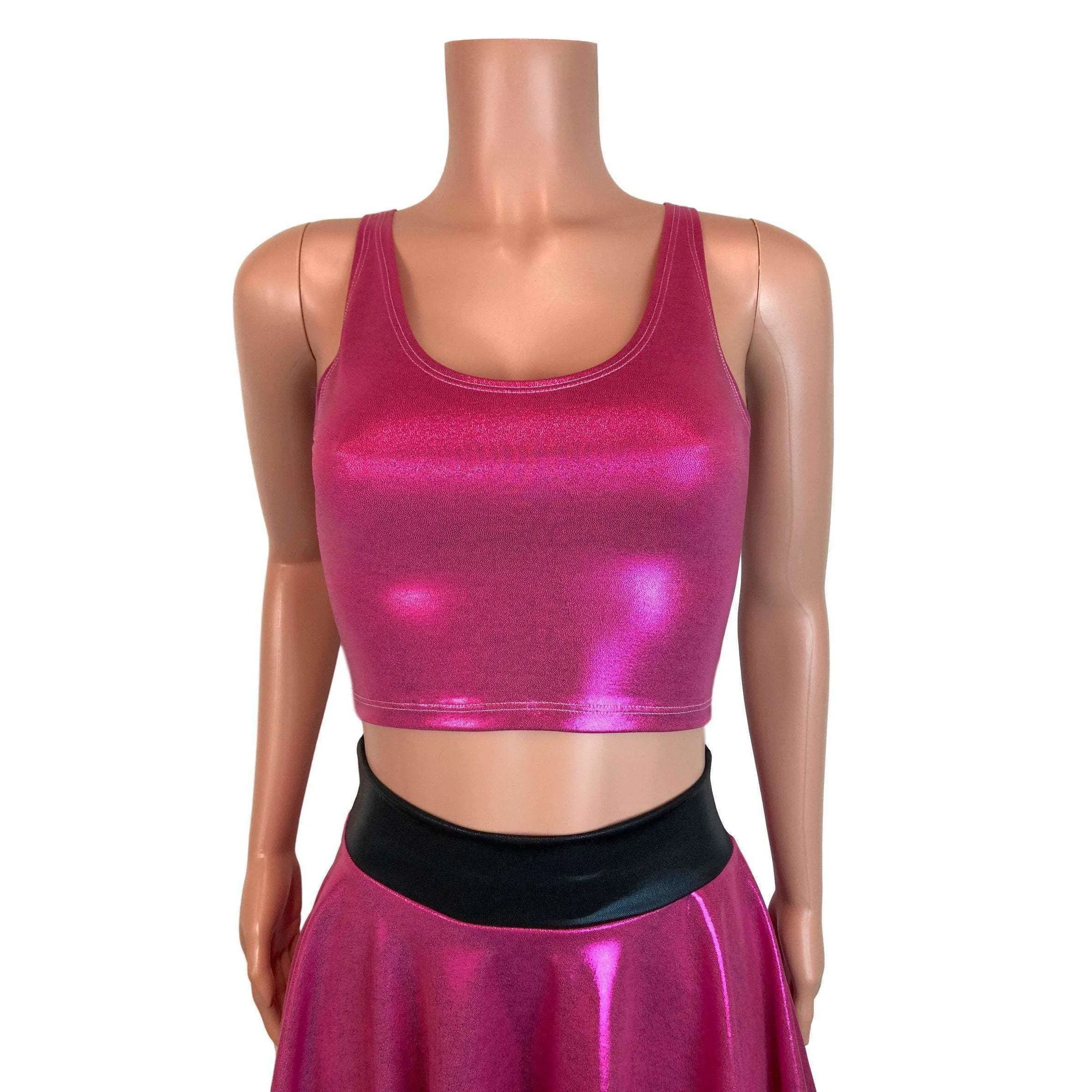 PowerPuff Girls BLOSSOM Costume W/ Pink Pencil Skirt and Crop Top