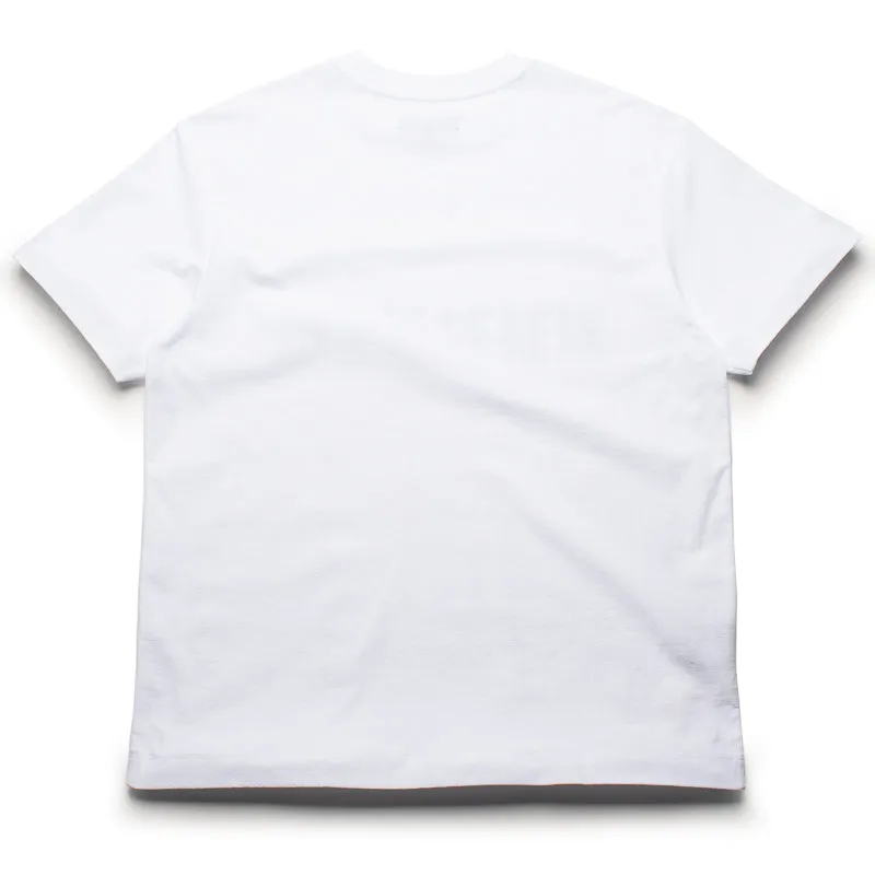 Purple Brand Gothic Wordmark Tee - White