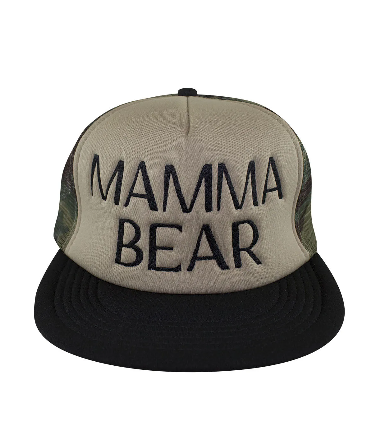 "Mamma Bear" Camo Foam Trucker Hat