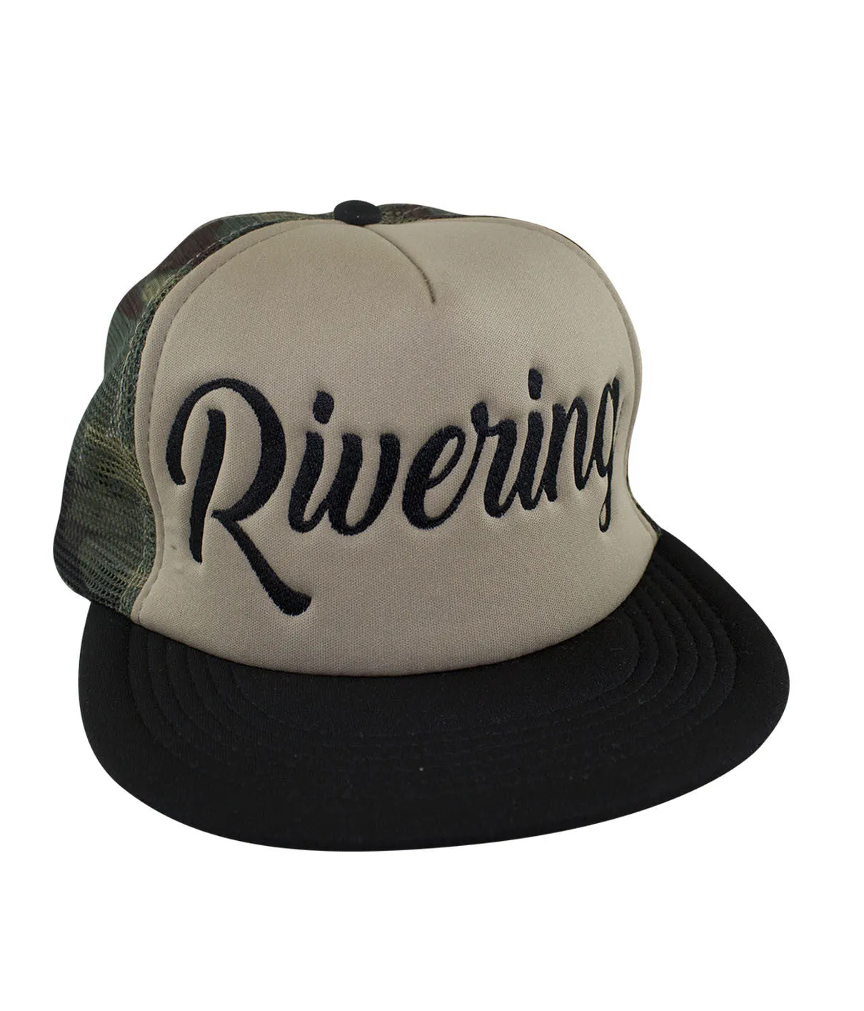 "Rivering" Camo Foam Trucker Hat