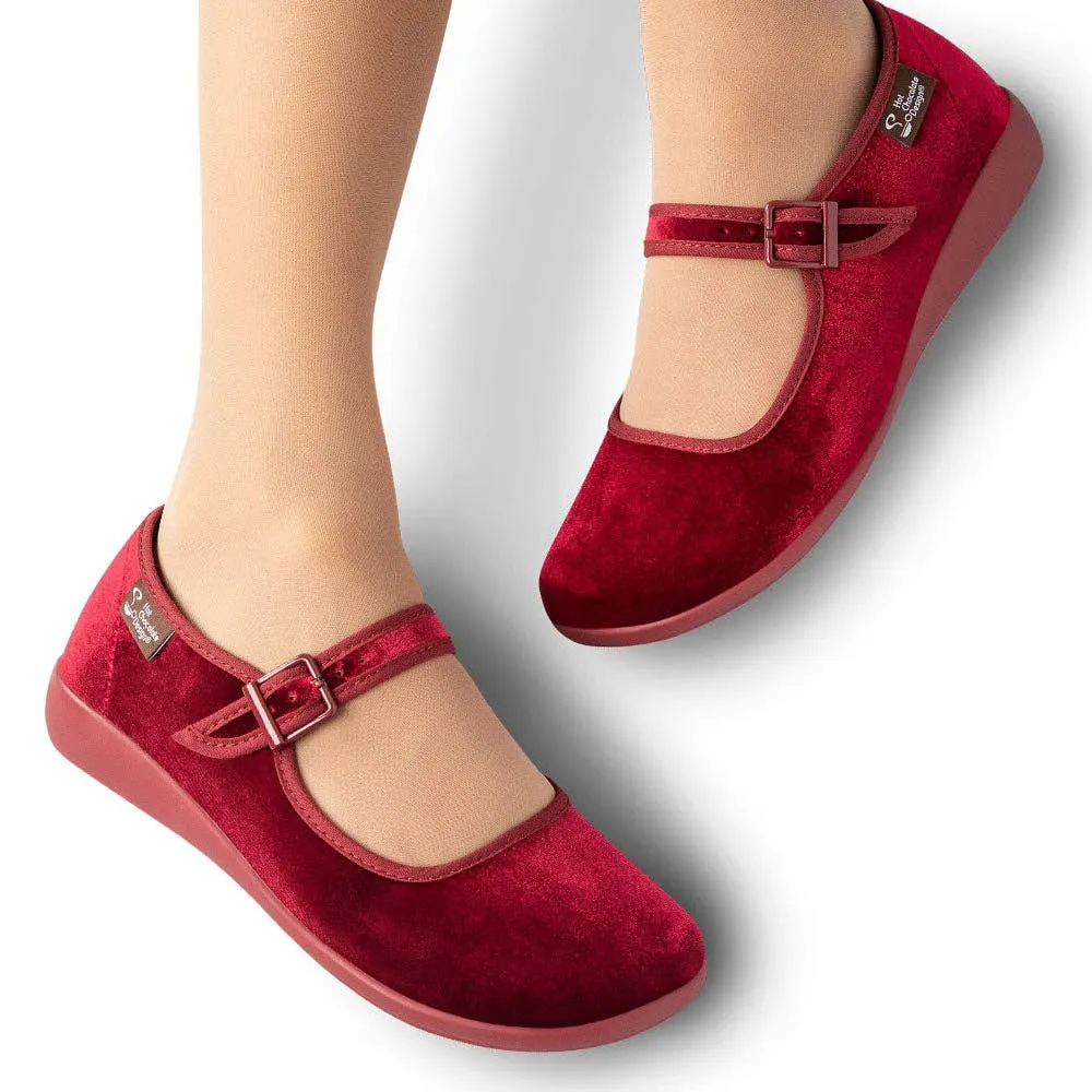 Red Wine Women's Mary Jane Flat