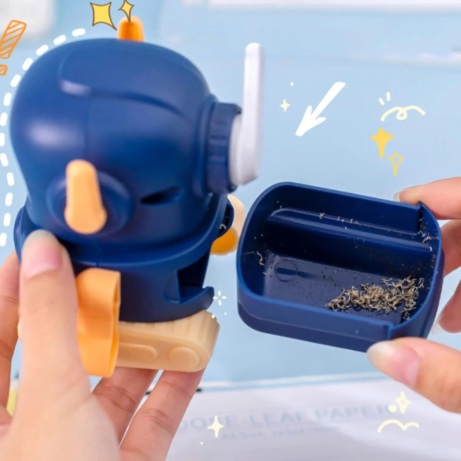 Smart Robbot Shape  Mechanical Pencil Sharpener.