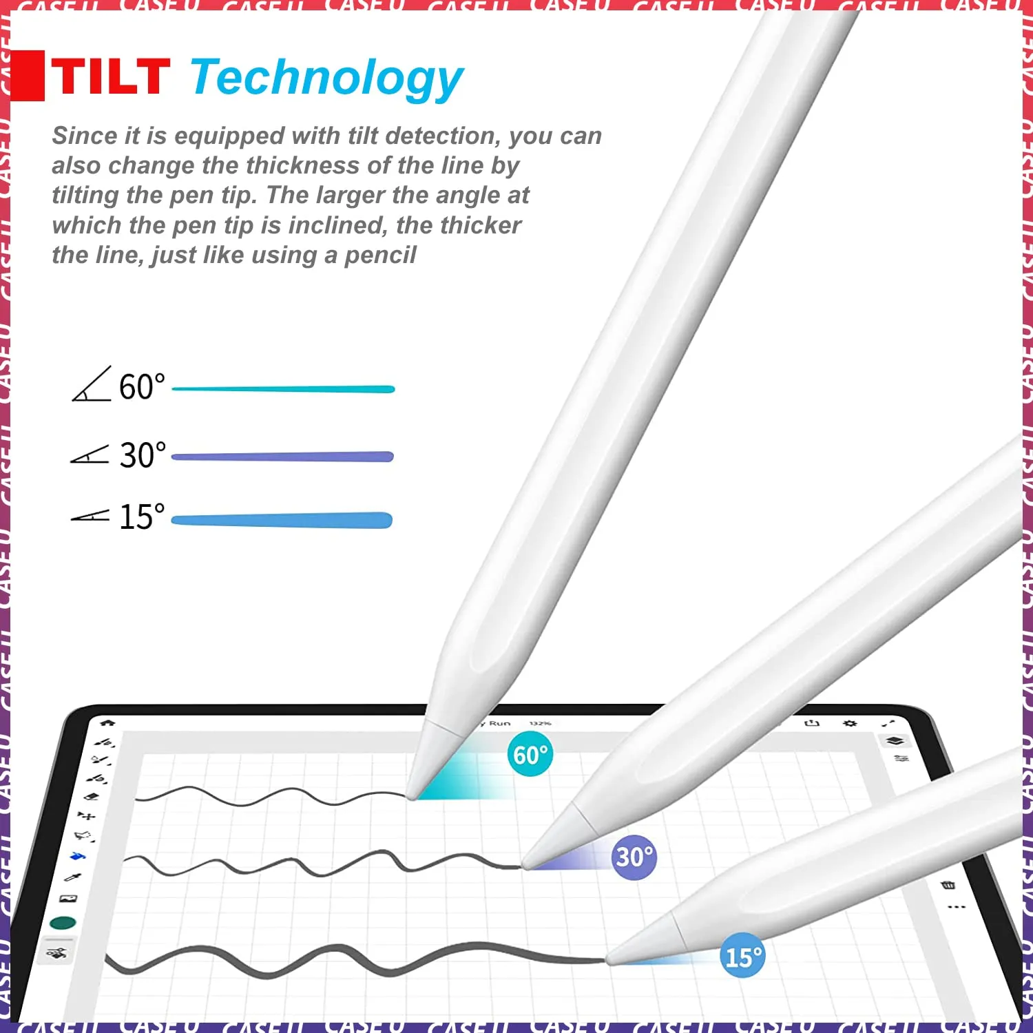 Stylus Pen for iPad with Palm Rejection [Upgraded]