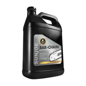 Sun Joe SWJ-OIL-GAL Premium Bar, Chain and Sprocket Oil | All Season Chainsaw Chain Lubrication | Universal Chain Saw Chain Oil for Fast Efficient Cutting | 1-Gallon