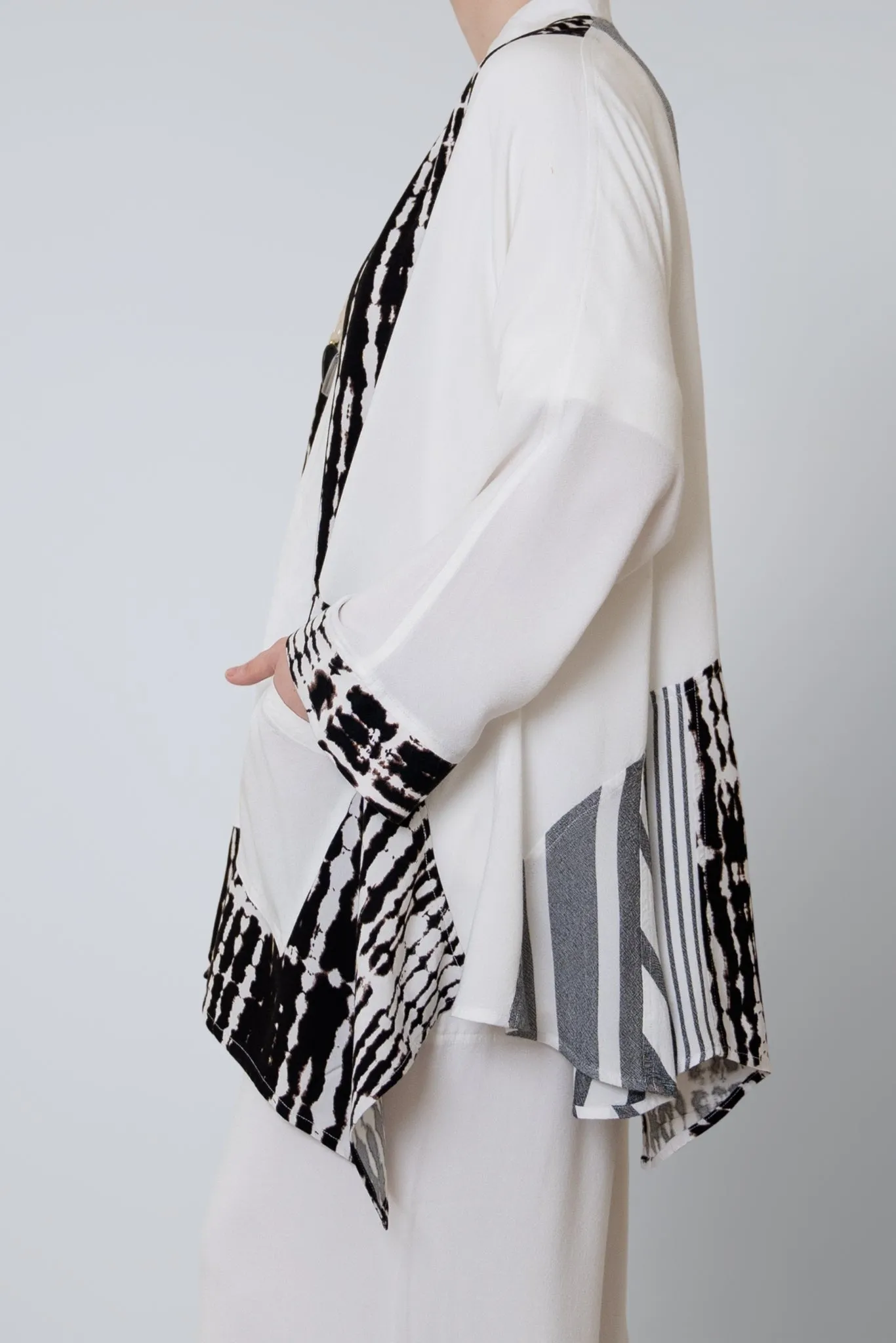 Swing Jacket - White Print