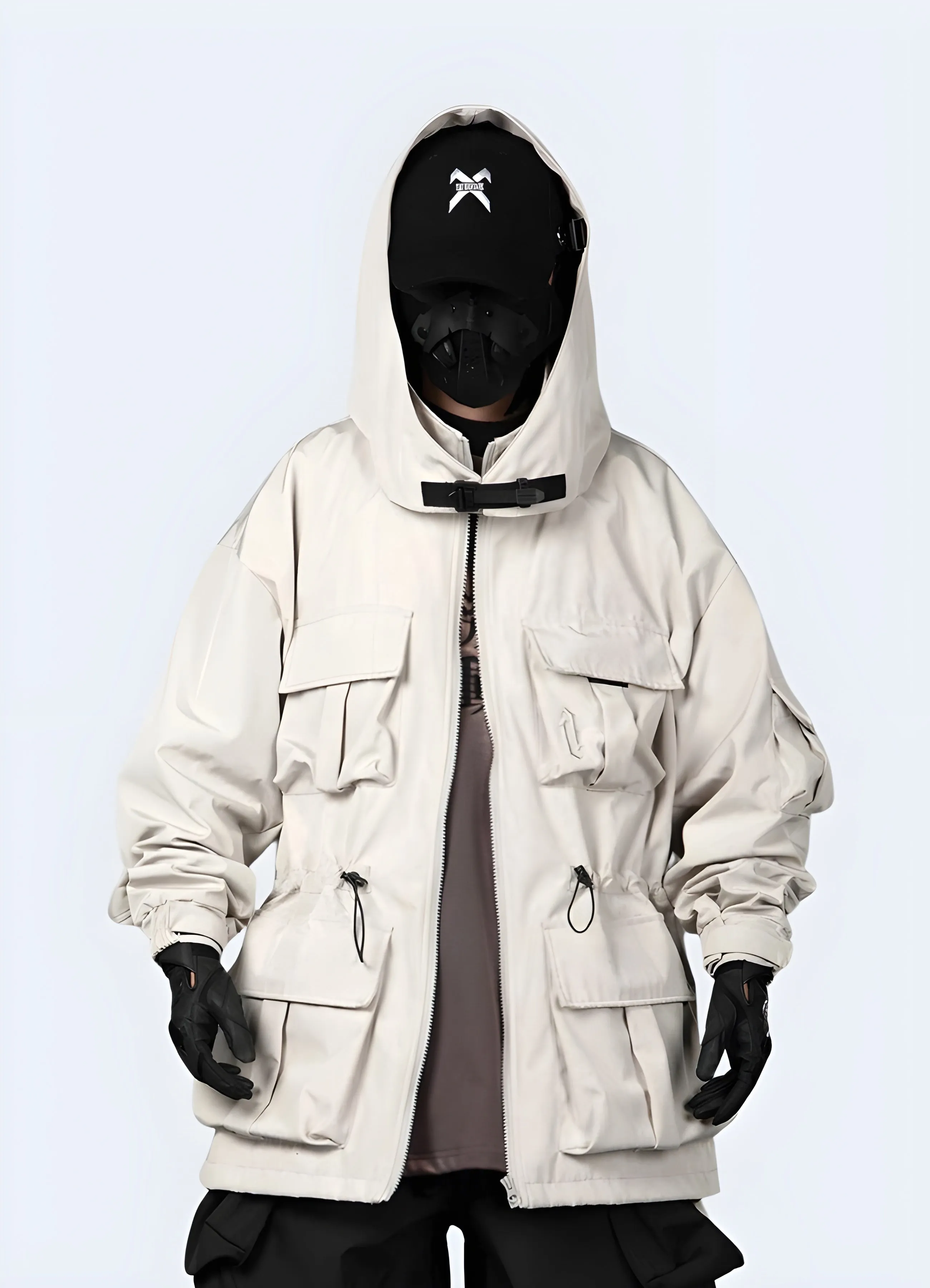 Techwear Jacket White