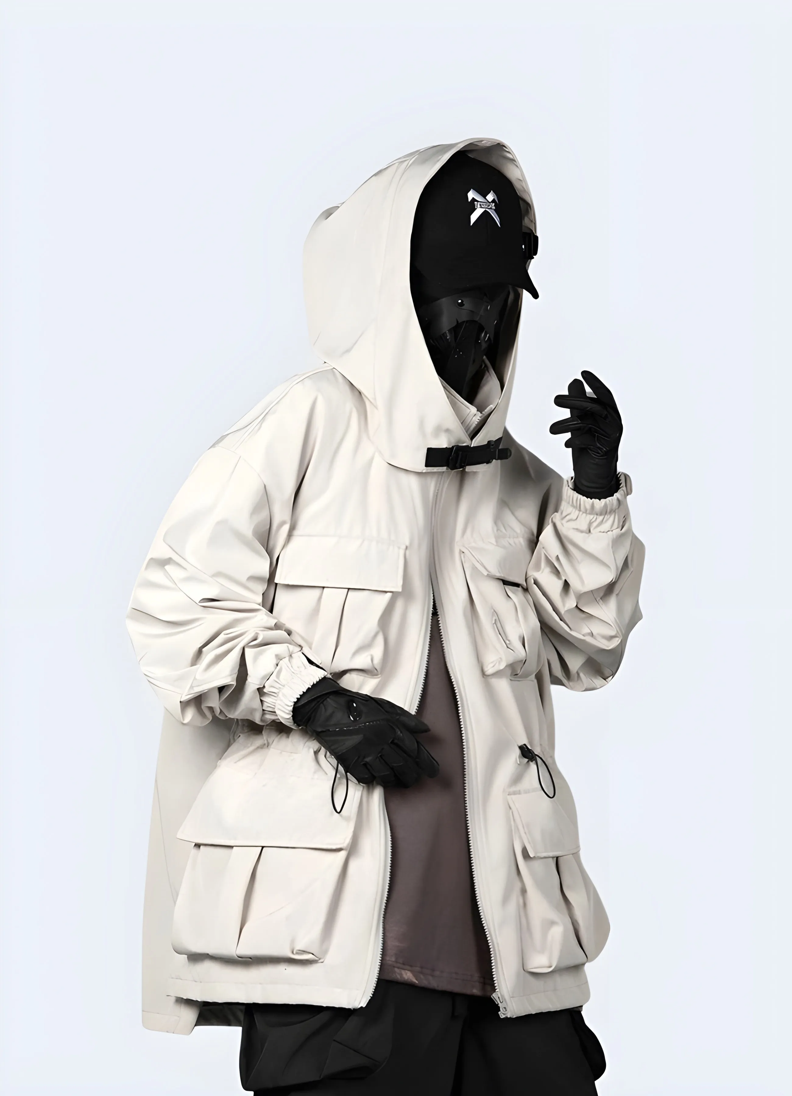 Techwear Jacket White