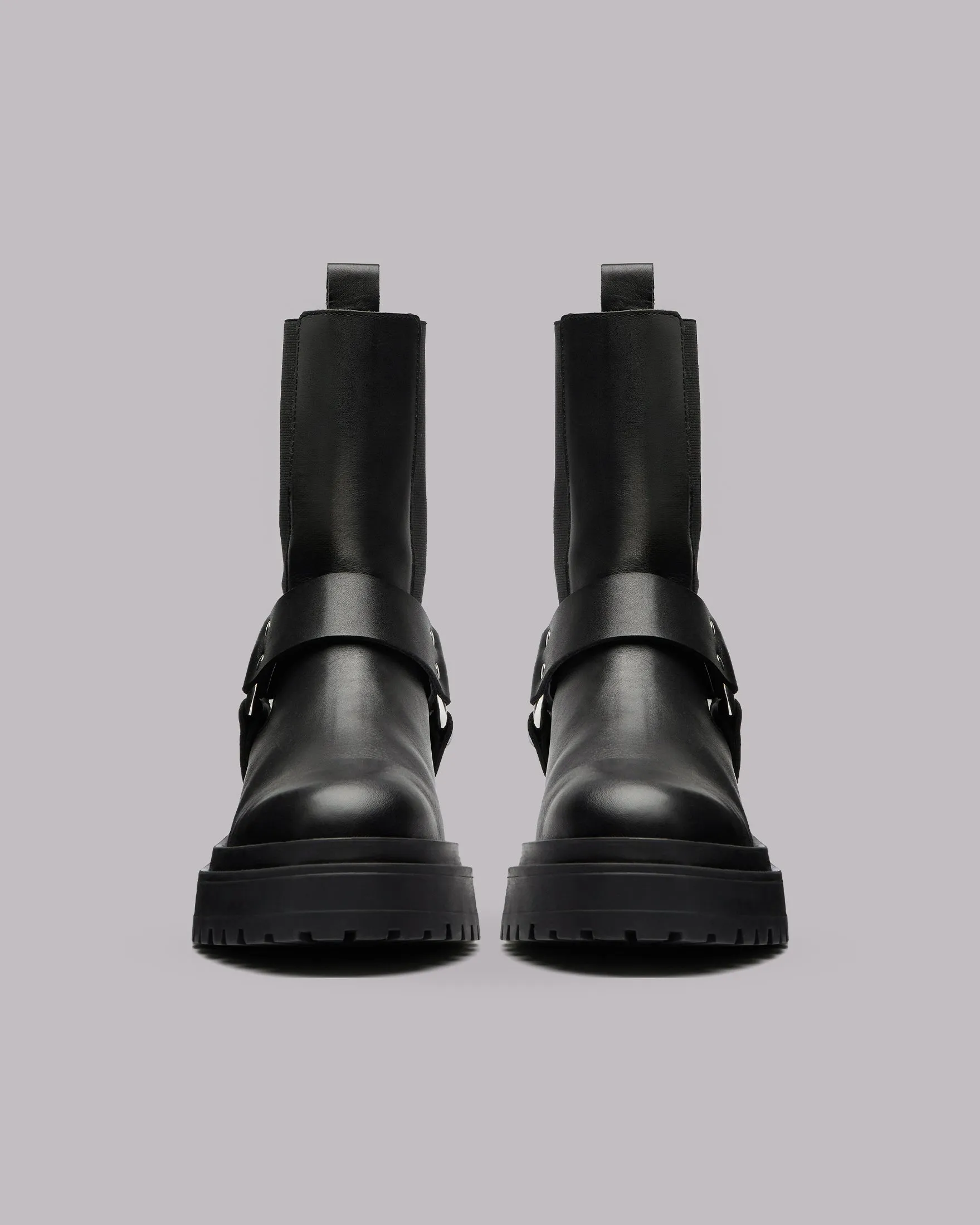 The Black Biker Boots