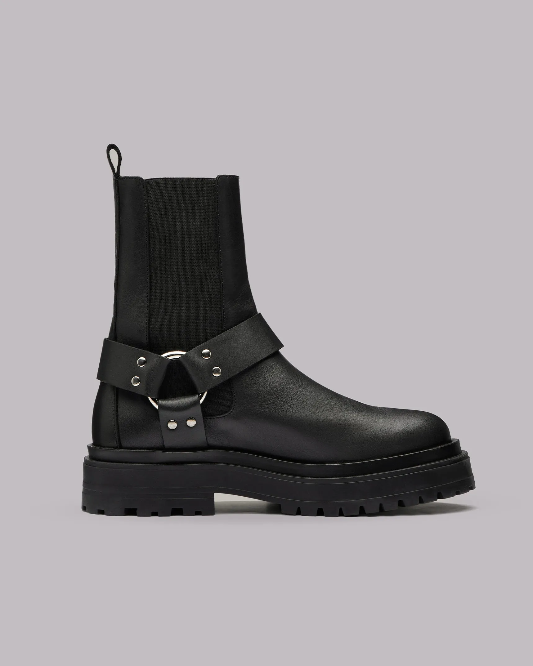 The Black Biker Boots