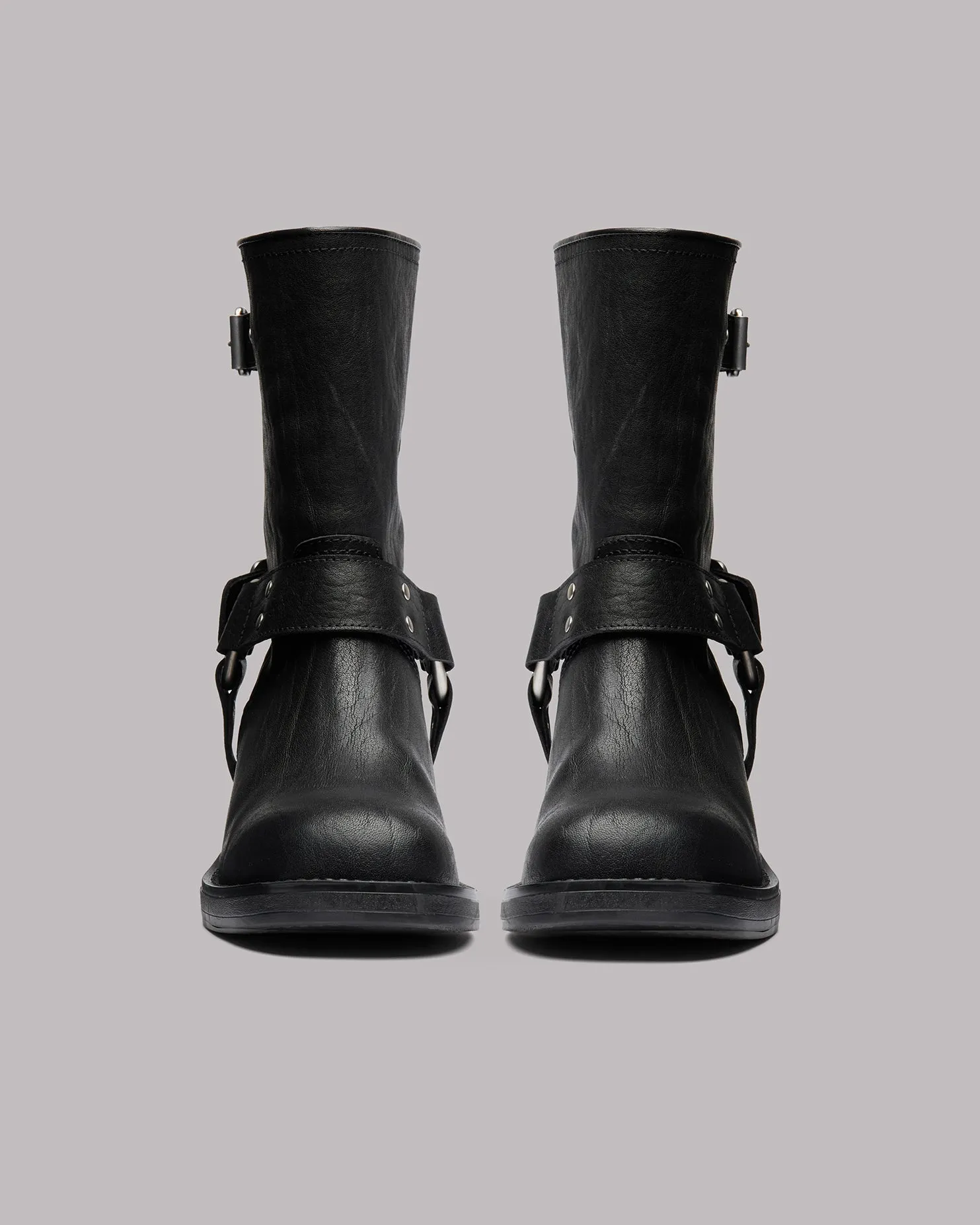 The Black Buckle Boots