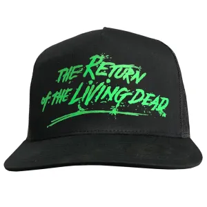 THE RETURN OF THE LIVING DEAD GREEN LOGO SNAPBACK HAT