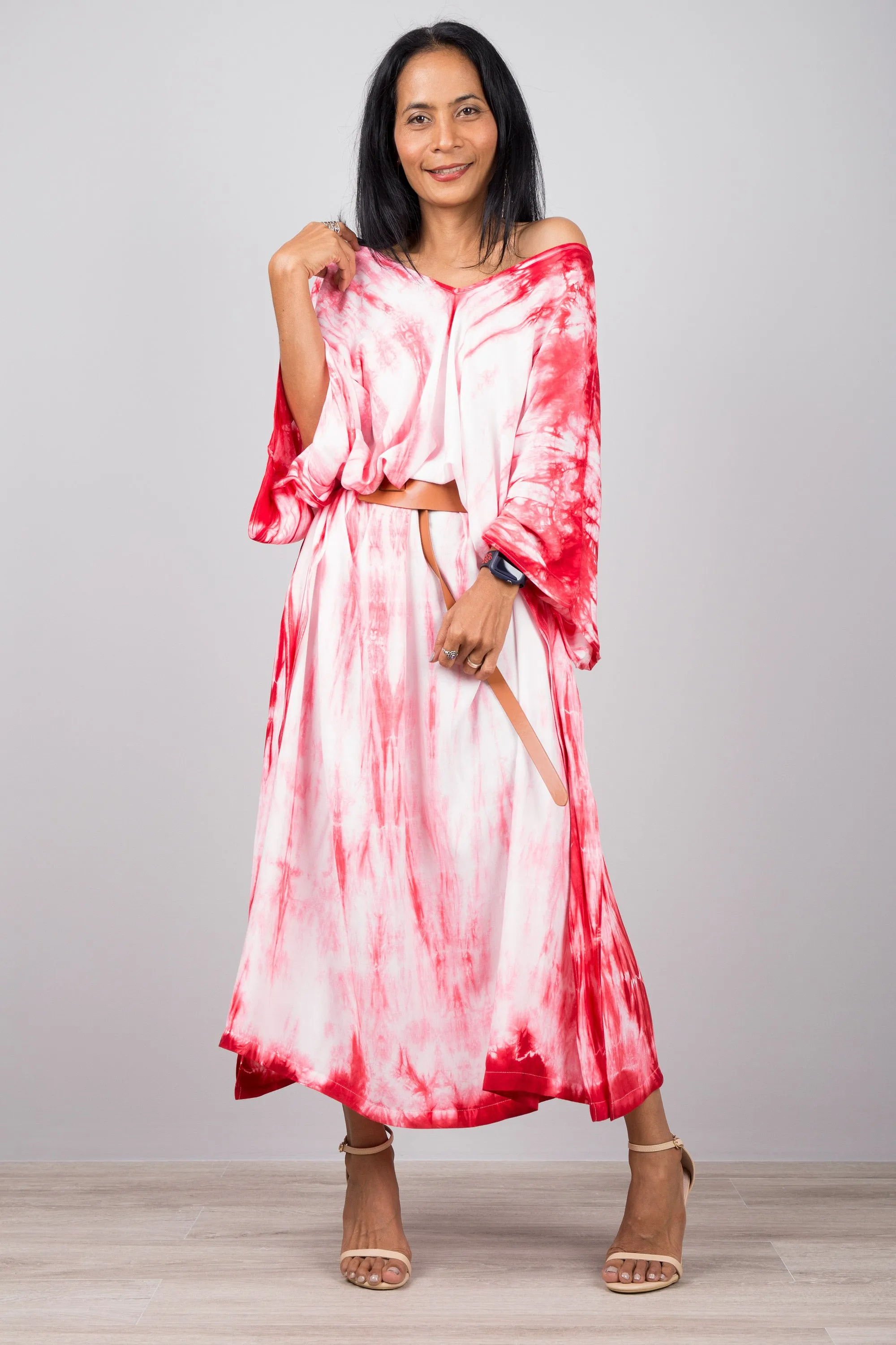 Tie dye kaftan