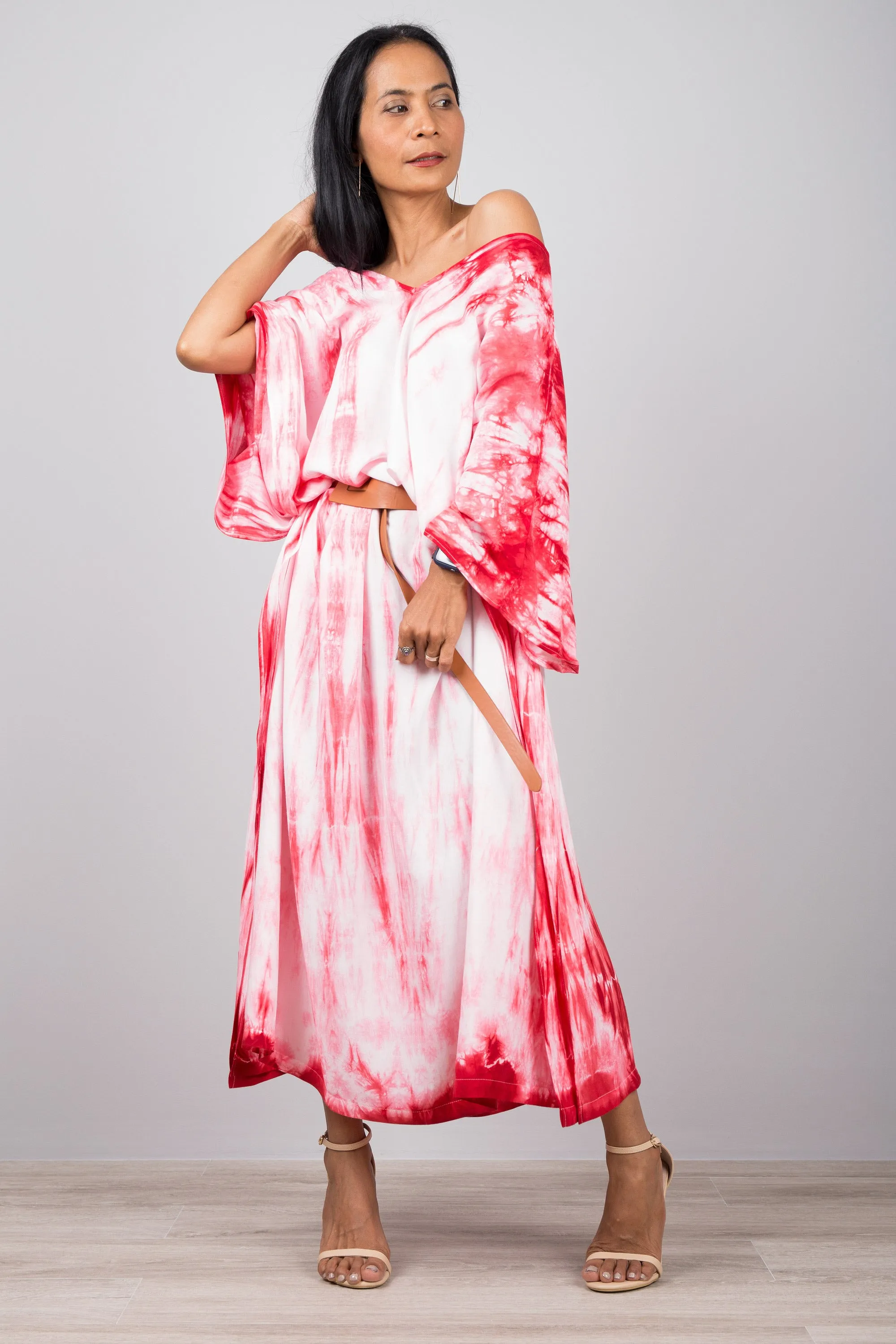 Tie dye kaftan