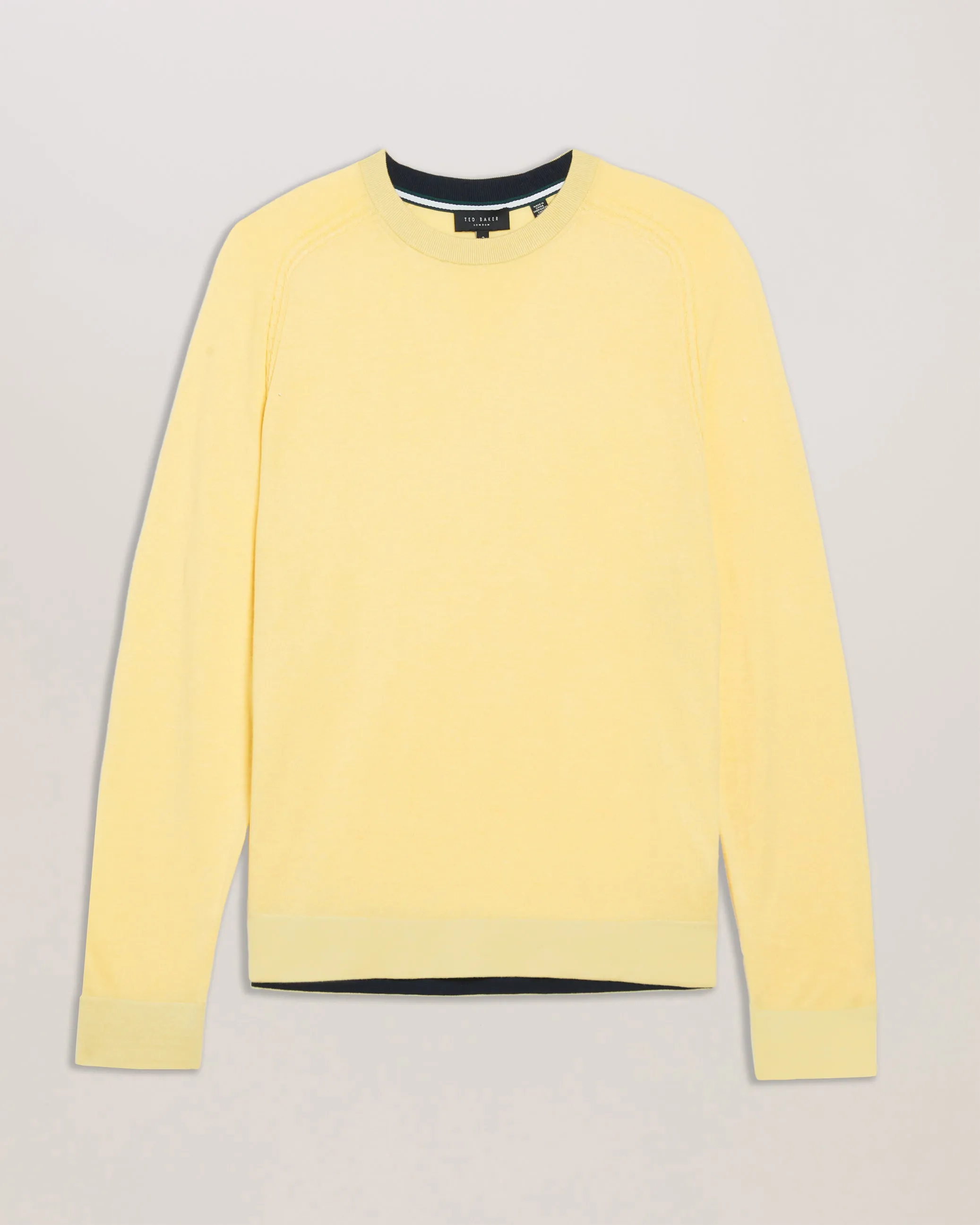 Tivol Silk Blend Crew Neck Jumper Lt-Yellow