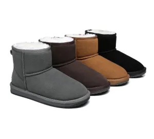 Unisex Double Faced Sheepskin Mini Classic Boots