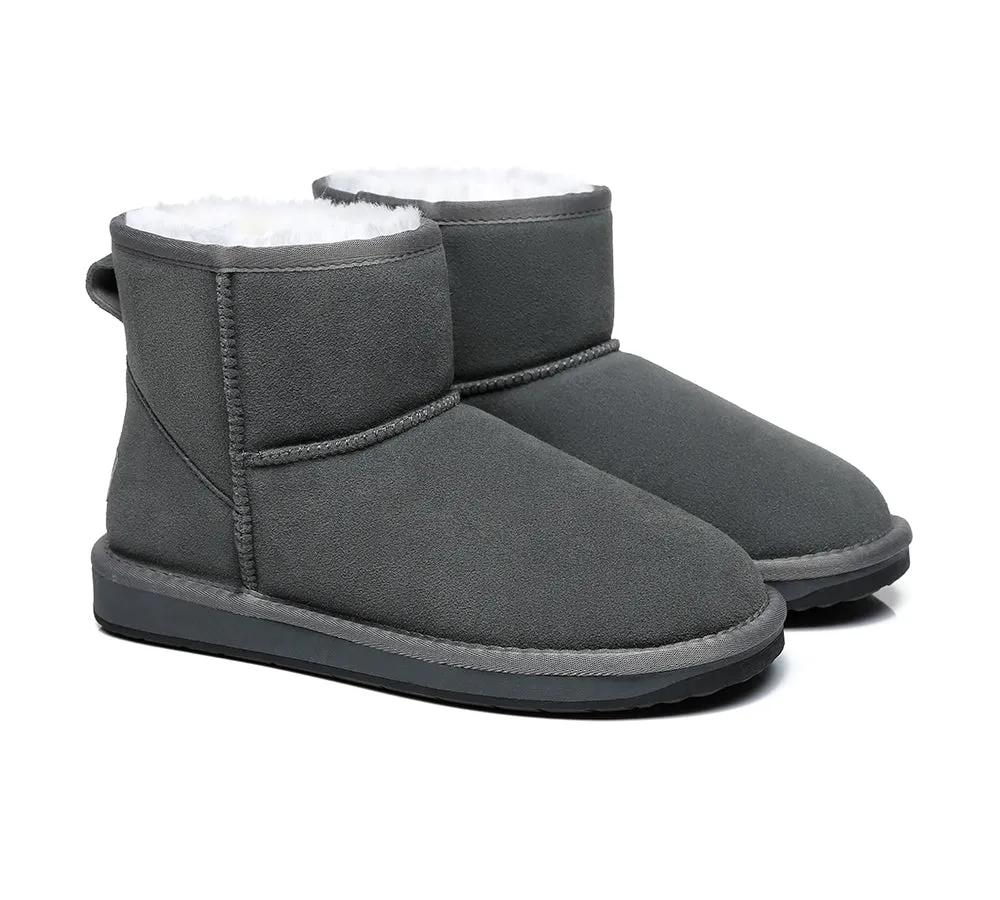 Unisex Double Faced Sheepskin Mini Classic Boots