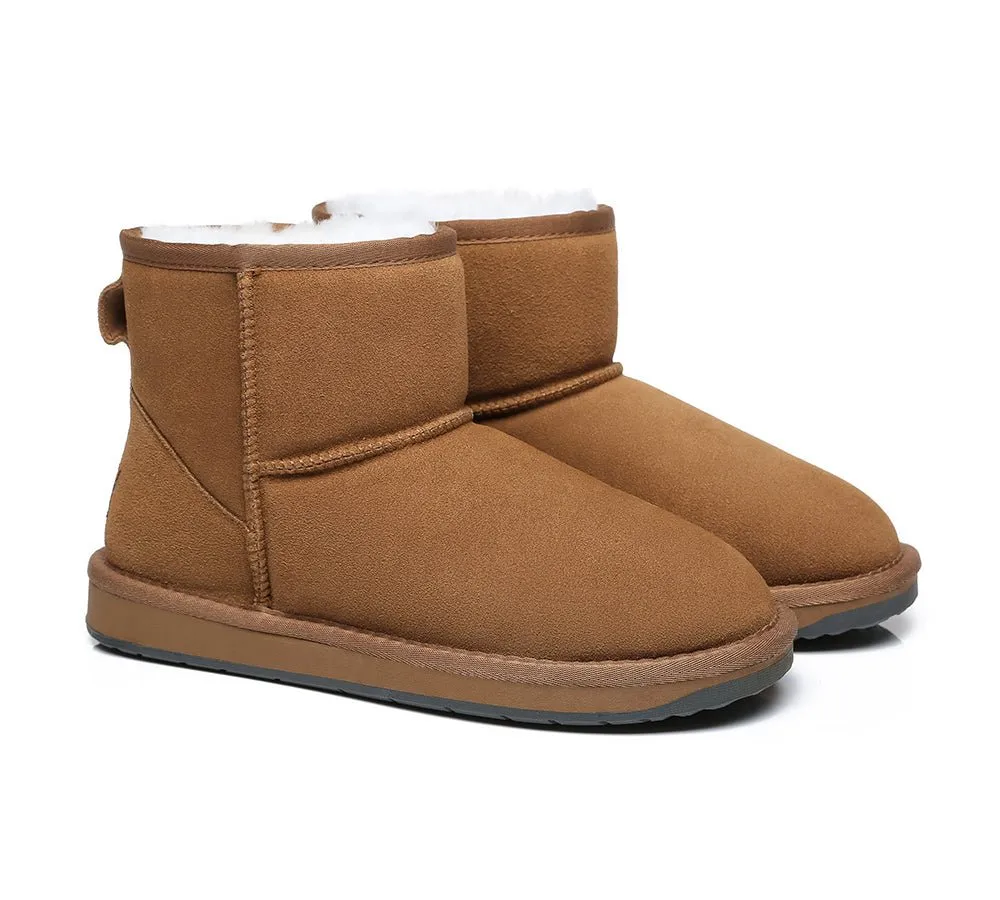 Unisex Double Faced Sheepskin Mini Classic Boots